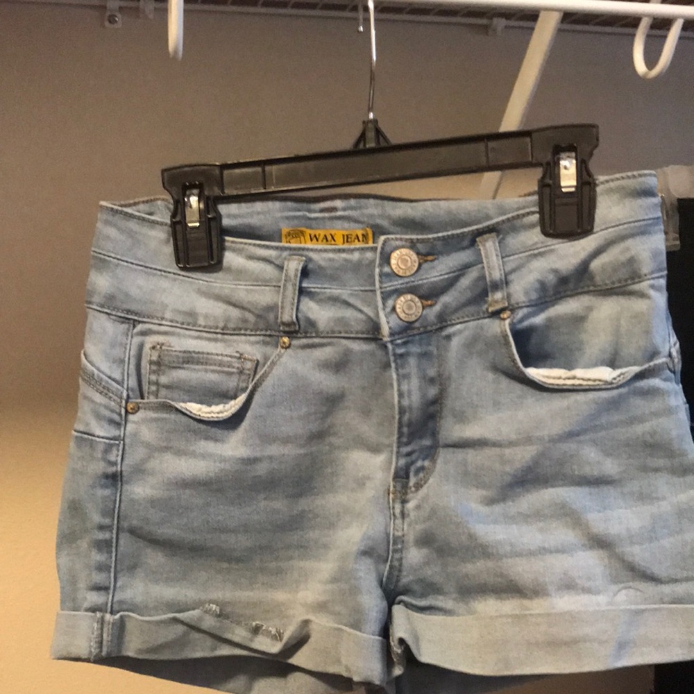 shorts wax jean